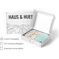 thumbnail image 4 of Haus and Hues Framed Beach Wall Art - Set of 3 Seascape Wall Decor, Coastal Wall Decor Framed, Nature Wall Decor, Tropical Framed Print Ocean Prints Wall Art Beach Bathroom Decor (16x20, Black Framed), 4 of 6