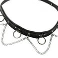 thumbnail image 4 of Wweixi Wide Application Belt With Metal Chain Ring Made Of Synthetic Leather And Metal Fine Workmanship As Shown 1Set, 4 of 6
