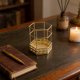 thumbnail image 4 of Portaplumas de metal dorado para escritorio, vaso organizador de brochas de maquillaje, portalápices de alambre para material de oficina, contenedor de almacenamiento para casa y oficina, 4 of 6