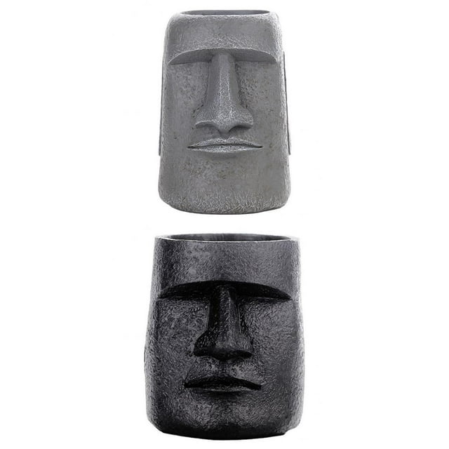 florero suculento,arte retrato rostro humano familia sculputre florero,colección suculenta jardinera olla jardín maceta,contenedor de plantas de maceta de escritorio de mesa,florero de estilo