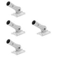 thumbnail image 6 of 4 Count Flag Pole Holder Flagpole Mounting Bracket Stand Debutant Markers White, 6 of 8