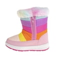 thumbnail image 5 of Beverly Hills Polo Club Kids Girls Snow Boots. Waterproof, Slip Resistant, And Warm for Winter (Toddler), Color: Pink Multicolorred, 8, 5 of 7