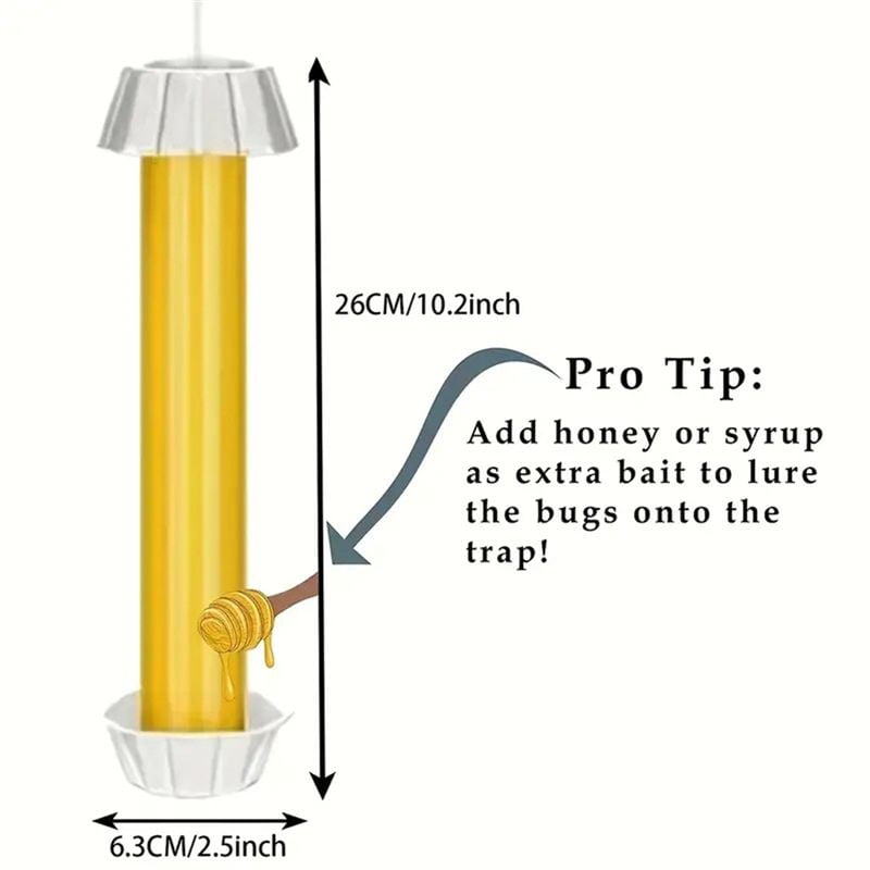 Fly Stick Sticky Fly Traps for Indoors and Outdoor 15Pcs Trap All Flies. Sticky Fly Traps for Outdoor Fly Catchers,15 x Fly Stick,Yellow