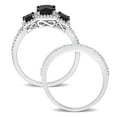 thumbnail image 4 of Everly Women's Diamond 10k White Gold Bridal Set, 4 of 8