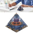 thumbnail image 4 of Healing Pyramid Decoration, Exquisite Hand Crafted Stress Reduction Energy Pyramid Relaxing  For Meditation For Bedroom, 4 of 8