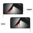 thumbnail image 3 of Wallet Women A Bloody Knife In His Hand Large Capacity Card Holder, Travel Wallet Womens with Zipper, Clutch Ladies Wallet, 3 of 7