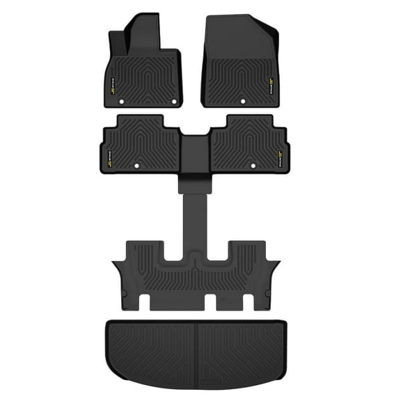 TPE Floor Mats & Trunk Cargo Liner Fit For 2020-2025 Kia Telluride All Weather