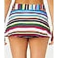 thumbnail image 4 of Easy Breezy Stripe Slit Front Skirted Bikini Bottom Swimsuit, 4 of 5