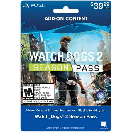 Sony Watch Dogs 2 Season Pass (Email Delivery)