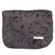 thumbnail image 1 of Bolsas de cosméticos para artículos de tocador para mujer, monedero portátil con estampado de oso de dibujos animados de pana (gris), 1 of 3