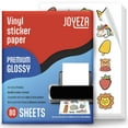 thumbnail image 1 of Papel adhesivo de vinilo imprimible JOYEZA Premium Inkjet, 80 hojas, 1 of 7