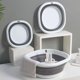 thumbnail image 2 of Juego de 3 lavabos plegables, lavabos portátiles para el hogar, lavandería, baño, cocina, lavabos para bebés y adultos, cesta de lavado portátil de viaje, 2 of 5