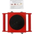 thumbnail image 6 of Machinery Mover 6T 13200 lbs Capacity Machinery Mover Skate Dolly with 360 Degree Cap Heavy Duty  Machinery Mover Moving Skate Lifting Moving Equipment Skate Roller, 6 of 18