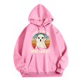thumbnail image 1 of Sudadera con capucha divertida de Halloween para hombres y mujeres, sudadera con gráfico de fantasmas, esta es una sábana Boo, roja, suéter unisex, 1 of 3