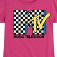 thumbnail image 3 of MTV - Checker Logo - Toddler And Youth Girls Short Sleeve Graphic T-Shirt, 3 of 5