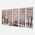 thumbnail image 2 of Trees And Road in White Winter - Landscape Canvas Art Print, 2 of 3