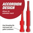 thumbnail image 4 of (2 pack) Hyper Tough Super-Flexi Plastic Funnel Spout, 10119, 4 of 6