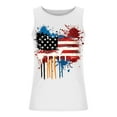 thumbnail image 5 of Nmnitkp Tank Tops Men Independence Day Printing Round Neck Regular Casual Sports Tank Blouses,High-Quality Fabric Mens Tank Top White,4XL, 5 of 5