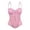 Red, variant on Mesh Sheer Corset Top For Women, Thin Adjustable Spaghetti Strap Renaissance Corset Shapewear Seamed Torso Shaping Bodice Sizes S-XL