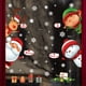 thumbnail image 1 of Pegatinas de copos de nieve navideños para ventanas de vidrio, calcomanías navideñas, decoraciones navideñas, calcomanías de renos de Papá Noel y copos de nieve para fiestas, pegatinas estáticas, 1 of 4