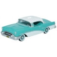 thumbnail image 2 of 1955 Buick Century Turquoise and Polo White 1/87 (HO) Scale Diecast Model Car by Oxford Diecast, 2 of 3