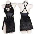 thumbnail image 3 of Disfraz de fantasía de NieR Automata 2B tipo B para mujer adulta, mono sexy, pantimedias, traje de carnaval de Halloween, 3 of 5