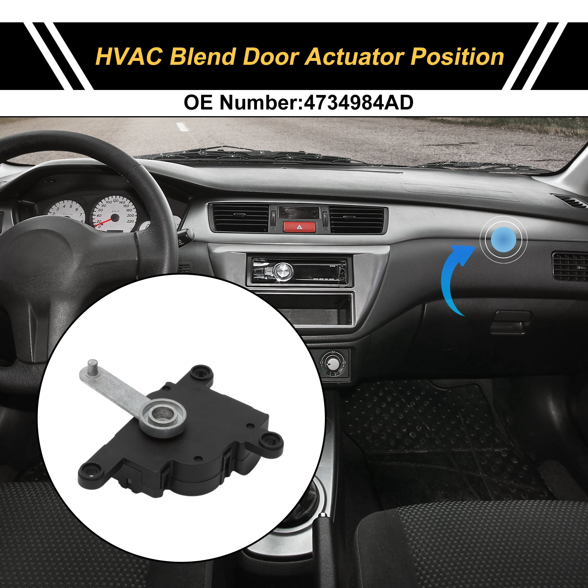 Unique Bargains HVAC Heater Blend Door Actuator Replacement for Chrysler Concorde