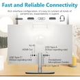 thumbnail image 6 of HP 27 All-in-One Desktop PC, Touch FHD 27" IPS Copilot AI PC Computer, AMD Ryzen AI 7 350(8-core), 32GB DDR5 RAM, 2TB SSD, Wi-Fi 6, Webcam, Windows 11 Pro, Bundle with USB HUB, 6 of 7