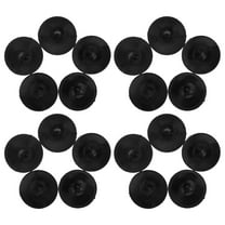 LEORX Automotive Plastic Fasteners Car Bumper Clips Plastic Black 30pcs for Bumper and Door