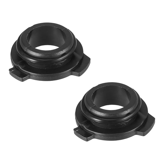 Unique Bargains 2pcs 9006 HB4 LED Headlight Adapter Base Bulb Sockets Retainer Holder Universal for Car Auto Black