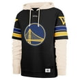 thumbnail image 2 of Men's '47  Black Golden State Warriors Split Zone Cornerback Duo Hoodie, 2 of 3