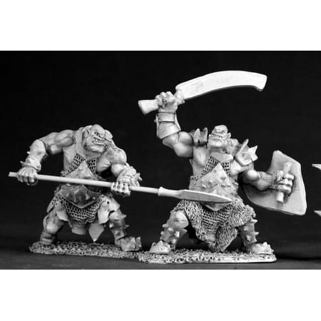 Reaper Miniatures Orc Spearman and Swordsman #03400 Dark Heaven Unpainted Metal price history on PriceWatchPro