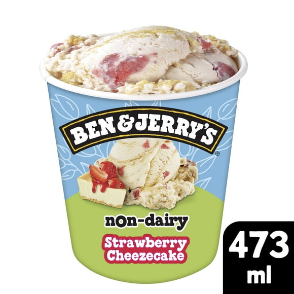 Ben & Jerry's Non-Dairy Strawberry Cheezecake Frozen Dessert, 473 mL