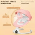 thumbnail image 5 of HAOUUCYIN Baby Swing, Infants Rocker with 5 Swing Speeds, 3 Seat Positions, bluetooth Music, Pink, 5 of 10