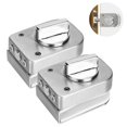 thumbnail image 4 of Exquisite Easy Installation Glass Door Latch, Door Latch, For Bathroom Toilet, 4 of 8