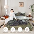 thumbnail image 3 of Homewish Vintage Labrador Retriever Full Size Comforter Sets,Rustic Mallard Duck Bedding Comforter Set,Green Black,Black Reversible,3-Piece,1 Comforter and 2 Pillowcases, 3 of 7