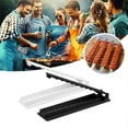 thumbnail image 4 of Injueey Brocheta fácil de limpiar para barbacoa, Kebab, máquina para hacer kebabs, parrilla, máquina para pinchos de carne, herramientas Utensilios de cocina blanco, 4 of 6
