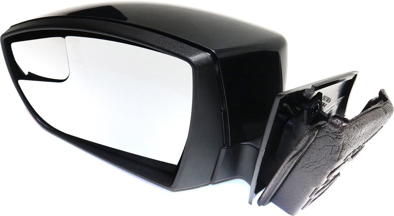 Mirror Compatible With 2012-2014 Ford Focus Left Driver Side w/ Blind Spot Corner Glass In-housing Signal Light Paintable Kool-Vue