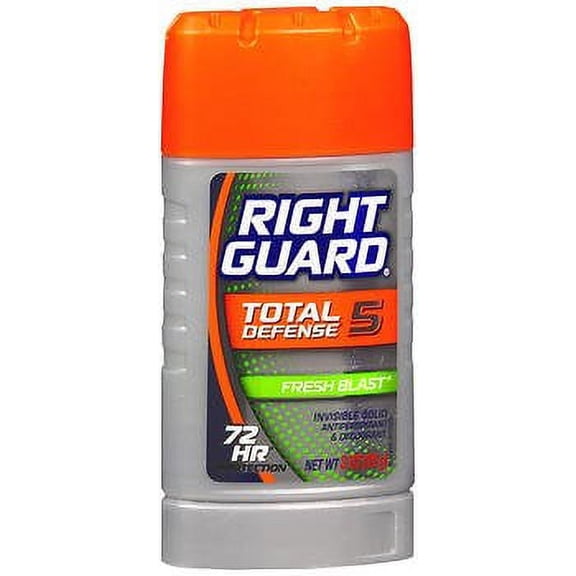 Right Guard Xtreme Defense 5 Anti-Perspirant, Fresh Blast 2.60 oz (Pack of 3)