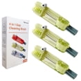 thumbnail image 1 of Juego de cepillos para limpiar botellas Shrunqi 4 en 1, 3 piezas, verde, 1 of 7