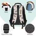 thumbnail image 5 of Bulopur Girls Kids Backpack, Leopard Cowboy Boot Bow Print Lightweight 4th of July School Backpack, 5 of 8