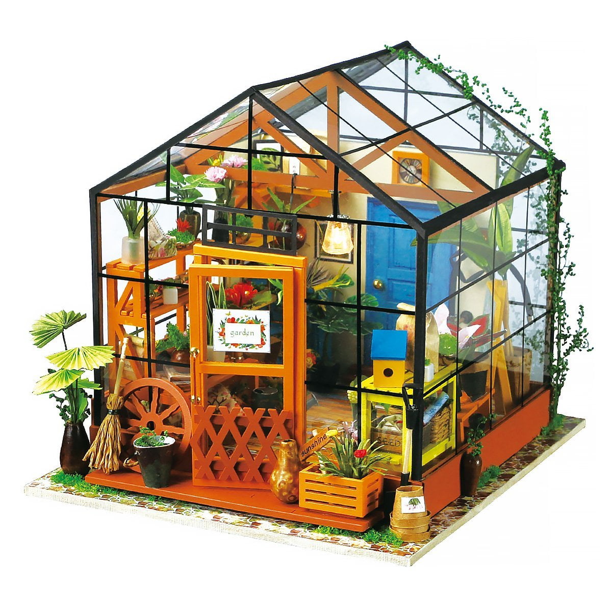 wooden dollhouse walmart