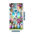 thumbnail image 4 of Xihbxyly Cortina de Pascua para Puerta, Tela con Diseño Festivo Multicolor, Decoración Duradera y de Fácil Instalación, Amplia Cobertura para Puertas, Uso En Interiores y Exteriores, Opción de Regalo, 4 of 7