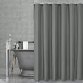thumbnail image 6 of Thickened Jacquard Waffle Bathroom Shower Curtain, Hotel Grade Fabric Shower Curtain Set for Bathroom, Waffle Weave Shower Curtain, Machine Washable（Gray）, 6 of 6