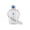 White, variant on Flat Square Water Bottle, 25 oz Portable Travel Water Bottles Reusable Sports Bottle with Leakproof Designed for Camping, Fitness, Outdoor