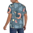 thumbnail image 2 of Fotbe Watermelons Dachshunds Baseball Jersey Shirt for Men and Women, Casual Short Sleeves Button Down T-Shirt-Small, 2 of 9