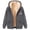Dark Gray, variant on Fmbrln Women's Zip Up Hoodie Fleece Lined Christmas Print Hooded Sweatshirt Long Sleeve Drawstring Comfy Warm Fall Winter Jacket with Pocket
