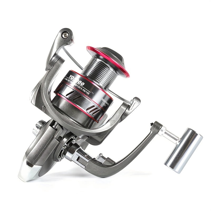 2000-6000 Series,5.2:1 Gear Ratio,26LB Max Drag,Shallow Spool,Spinning Fishing Reel,For Freshwater Saltwater