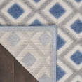 thumbnail image 4 of Nourison Aloha Indoor/Outdoor Blue/Grey 9'6" x 13' Area Rug, (10x13), 4 of 10