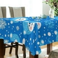 thumbnail image 5 of Yayeee Tablecloths 60" x 60" Rectangle Wrinkle Resistant Party Table Cover, Blue Bears, 5 of 8